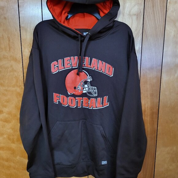 Cleveland Browns Hoodie Hooded Sweatshirt MENS XL NFL Apparel Authentic NFL C3 - Picture 1 of 7